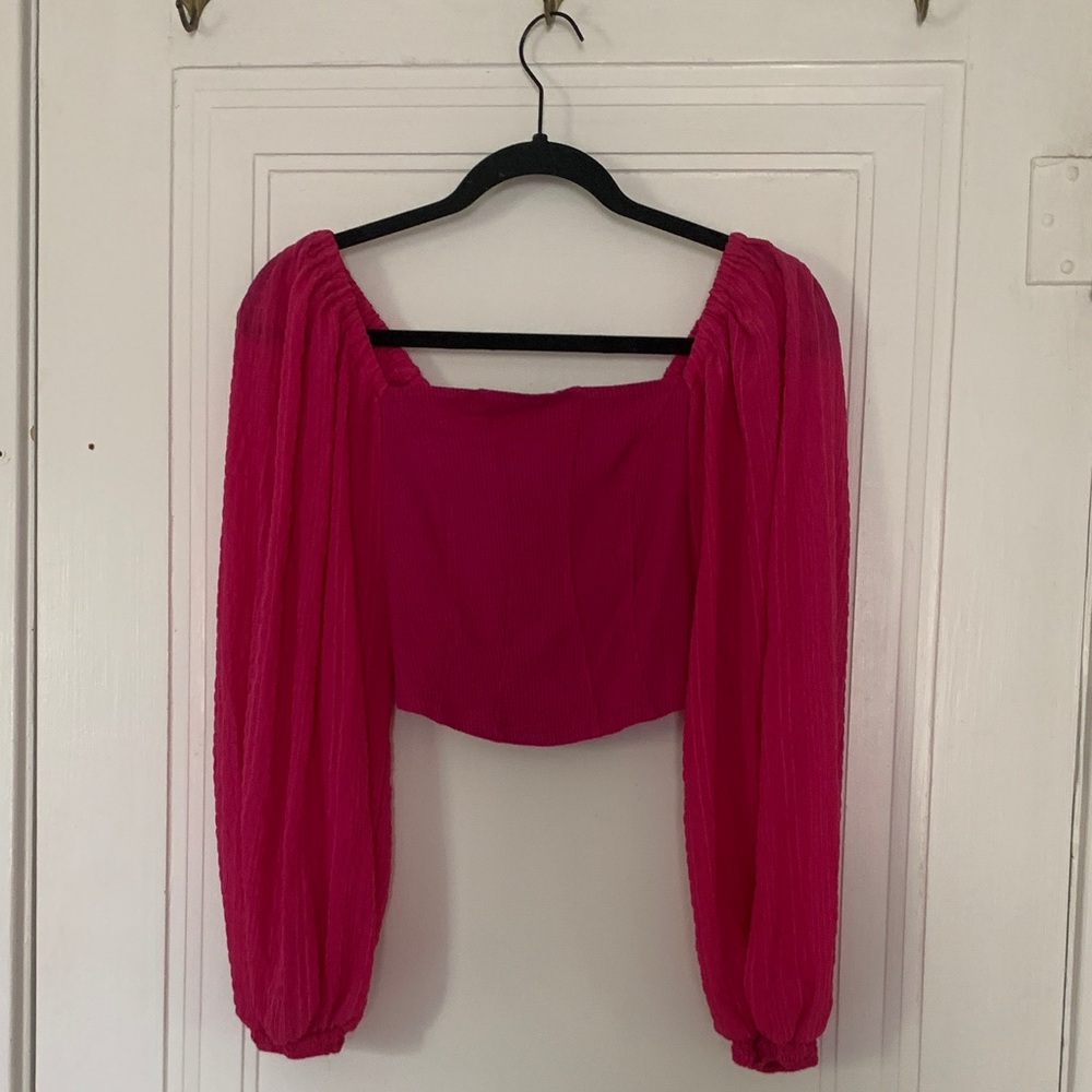 Urban Outfitters Vibrant Pink Blouse